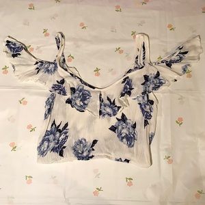 Floral crop top